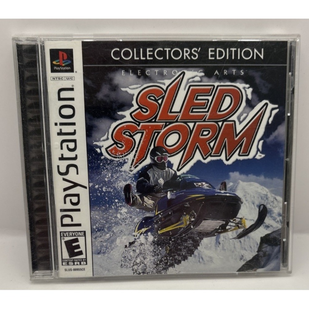Sled Storm Collector's Edition‎ Sony PlayStation 1 PS1 1999 Complete
